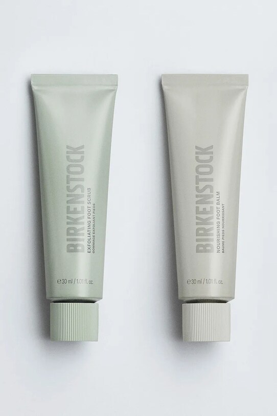 Домашнее SPA Восстановительный скраб и освежающий бальзам для ног Birkenstock Foot Care Essentials 2 x 30 ml 1030522 бежевый
