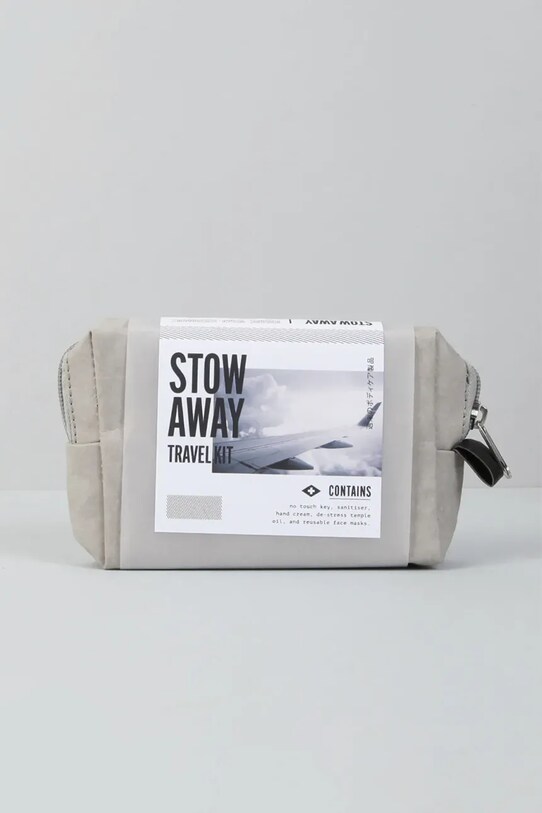 home & lifestyle zestaw podróżny Stow Away Travel Kit beżowy MS1299