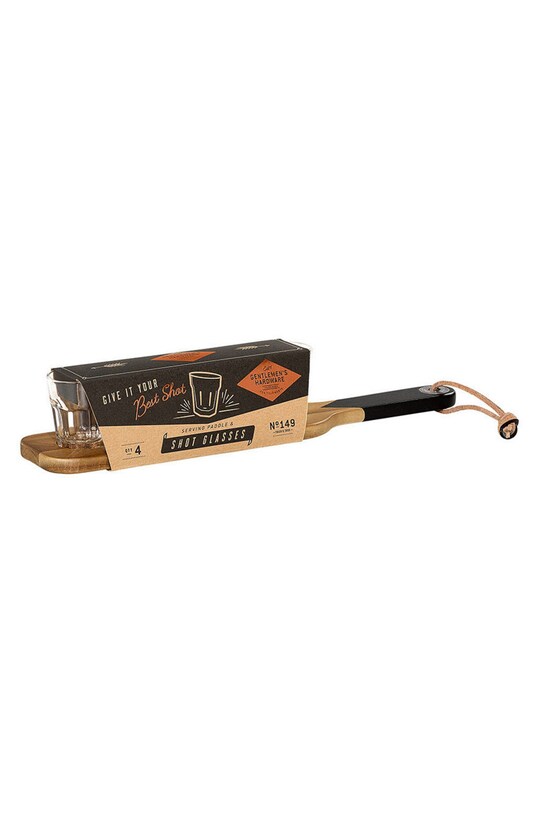 Gentelmen's Hardware set de pahare pe o bază de lemn multicolor GEN149UK