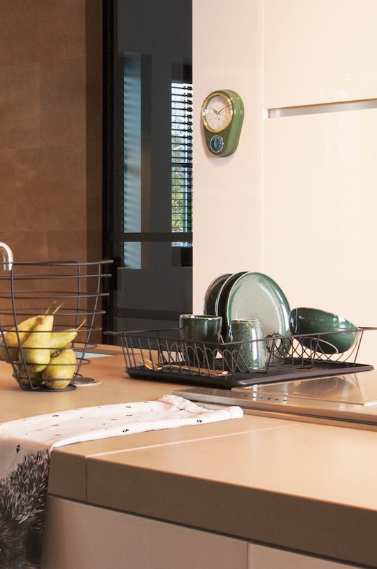 Кухня та бар Present Time Сушилка для посуду PT3258BK чорний