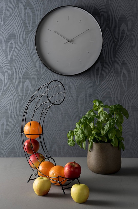 Konyha és bár Present Time gyümölcstartó állvány PT3359BK fekete