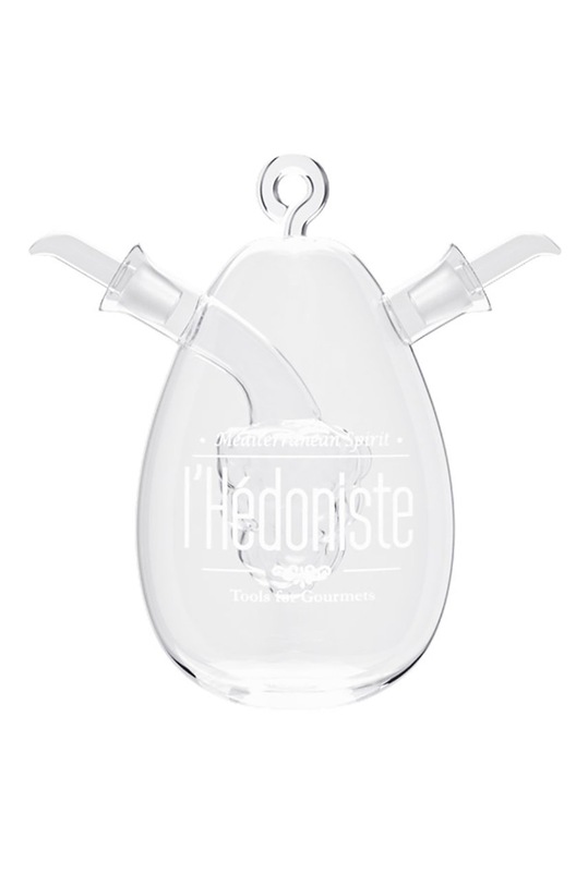 Balvi Dvojitá fľaša na tekuté korenie 26064 priesvitná AA00