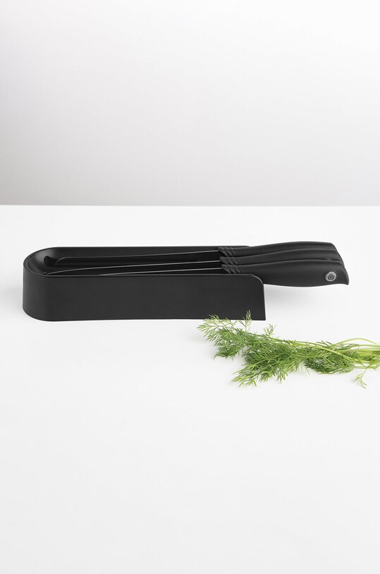Brabantia zestaw noży z organizerem (3-pack) 123023 szary