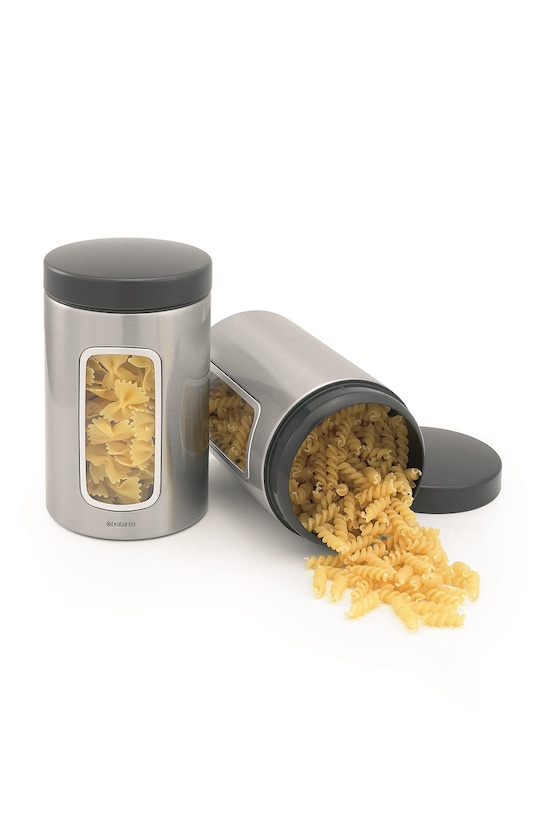 Kuchnia i bar Brabantia zestaw pojemników do przechowywania (3-pack) 335341 szary