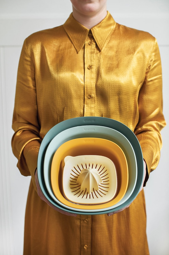 Brabantia set de boluri cu o strecurătoare și un storcător 122262 multicolor AA00