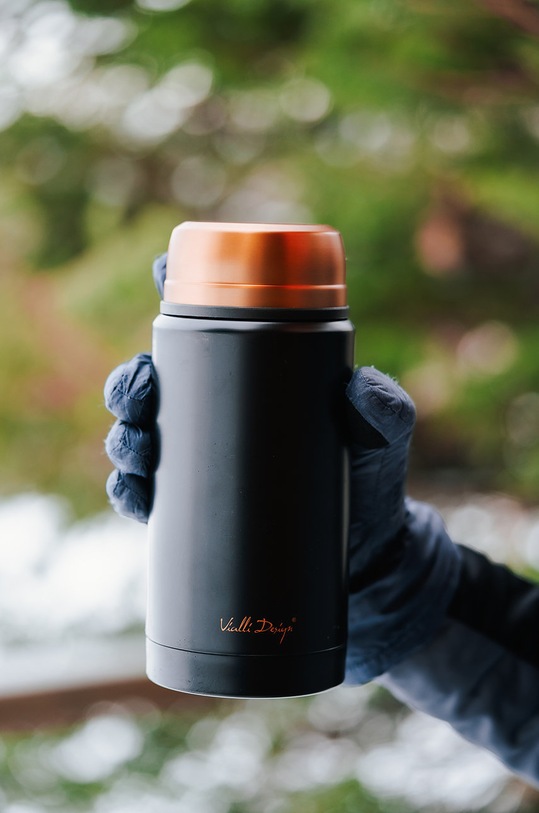 Doplňky Vialli Design Obědová termoska 8173 žlutá