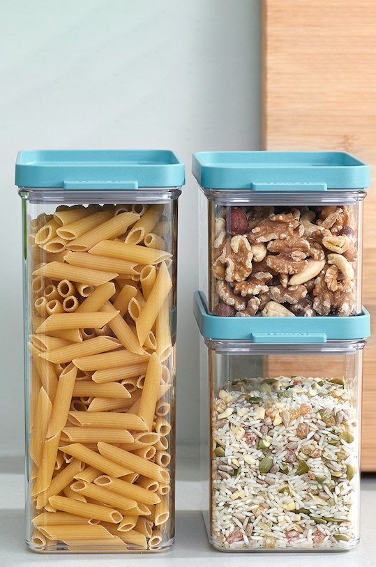 Kuchnia i bar Mepal zestaw pojemników do przechowywania (3-pack) 106400040400 czarny