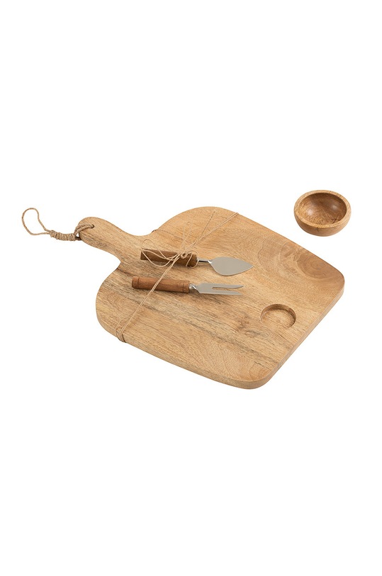 J-Line tagliere per formaggi 15830 marrone AA00