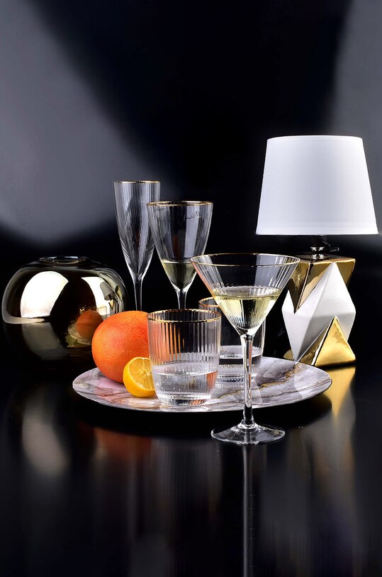 Affek Design kozarec (2-pack) HTID4806.GAZET transparentna AA00