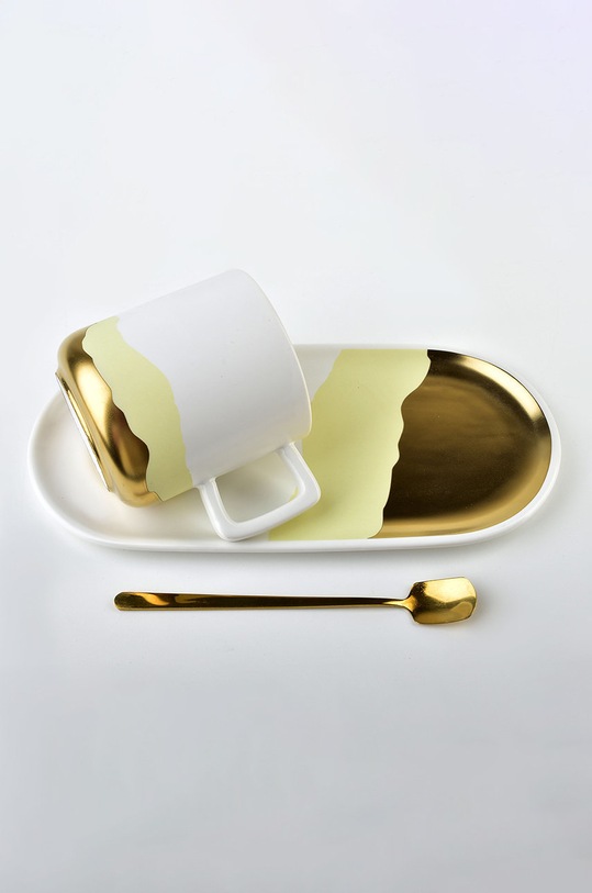 Affek Design kubek i talerz HTPL5994 biały AA00