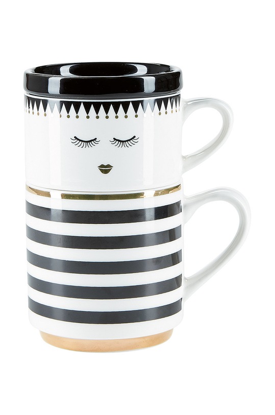 Miss Etoile zestaw kubków biały CM130