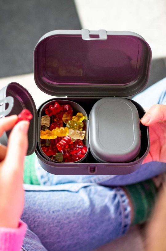 Koziol lunchbox (3-pack) szary 7151701