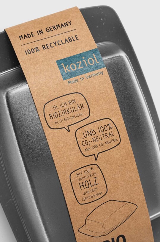 Koziol Posudica za maslac siva 7619701
