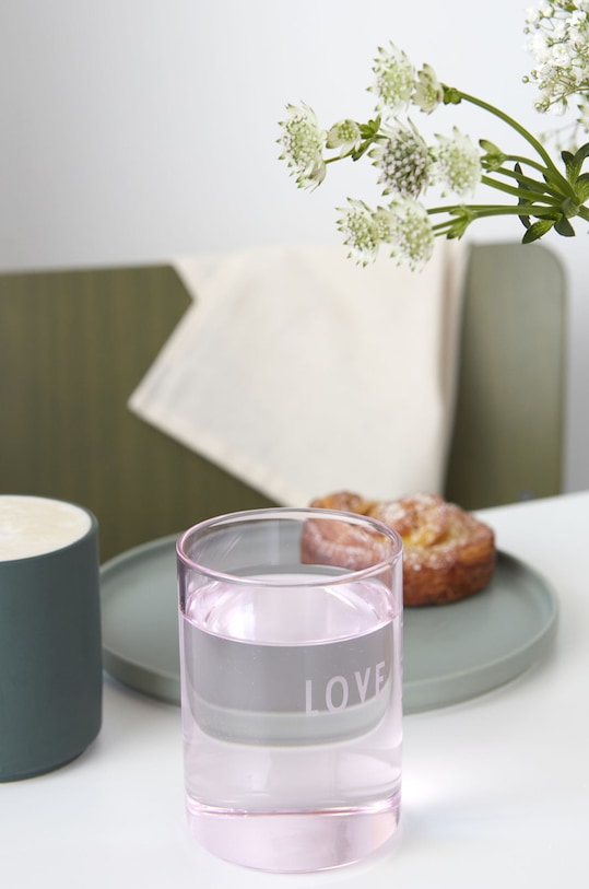 Design Letters Sklenka 250 ml 10106000ROSELOVE růžová AA00