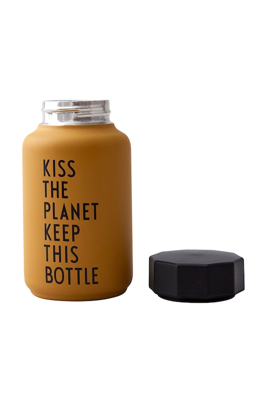 Design Letters Sticla termica 330 ml 30101007MUKISSTHEP galben AA00