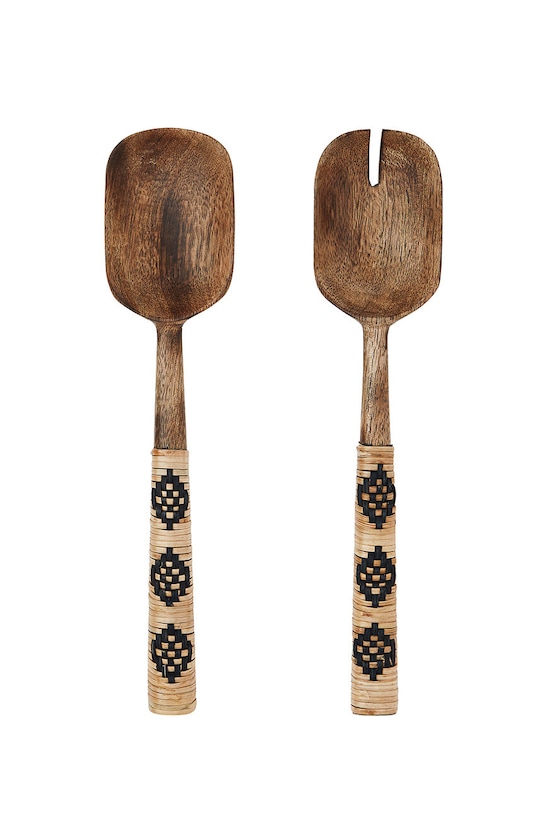 Madam Stoltz Linguri de salata (2-pack) bej MSD.21.25