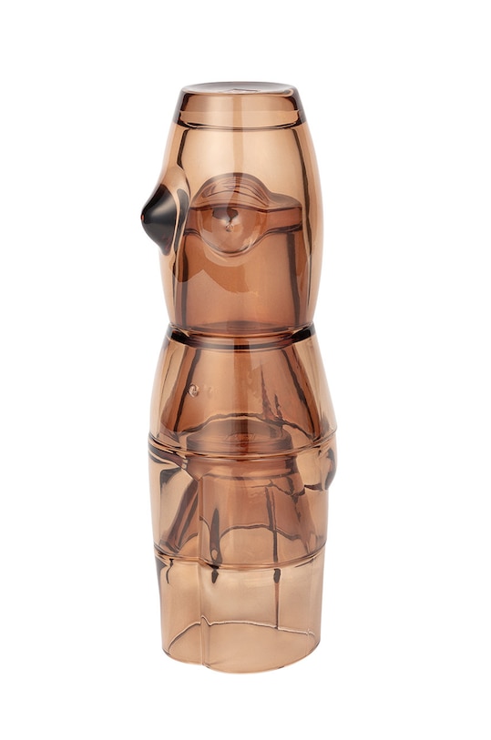 DOIY zestaw szklanek (4-pack) DYGLABOBR brązowy AA00