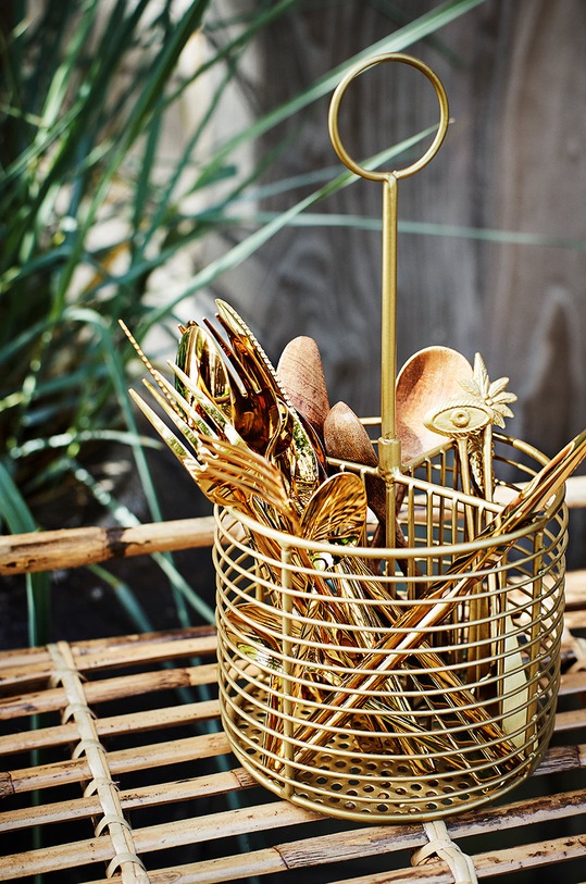 Madam Stoltz nóż do masła beżowy MSD2019S.35.ANANAS