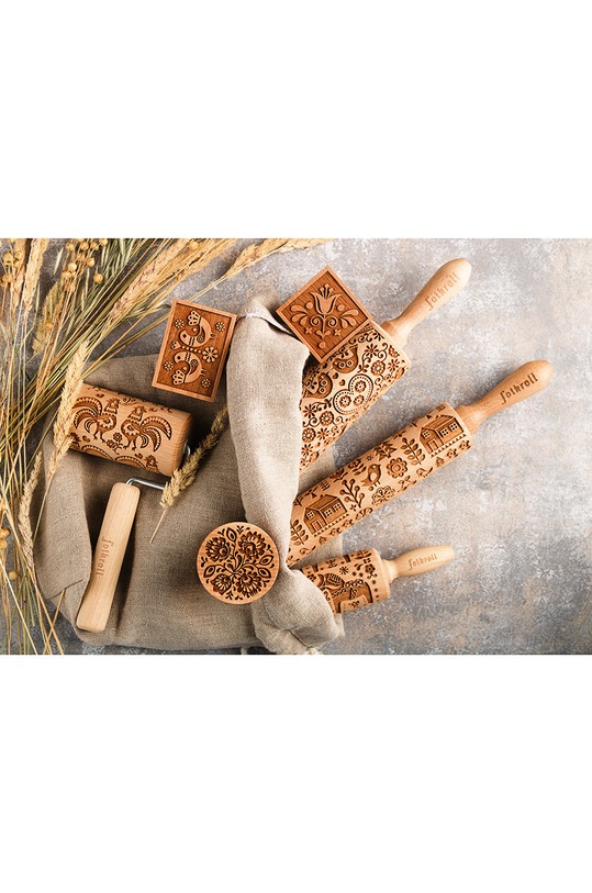 Folkroll wałek do ciasta 5907699051151 multicolor