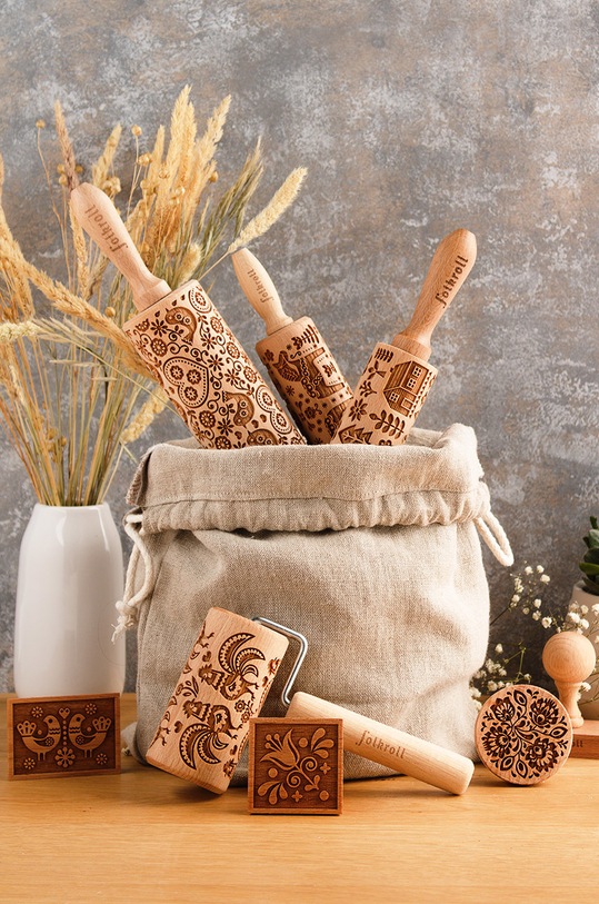 Folkroll mattarello multicolore 5907699052813