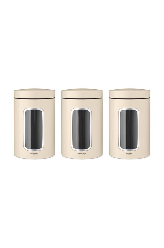 Brabantia Sada skladovacích nádob (3-pack) béžová 202469