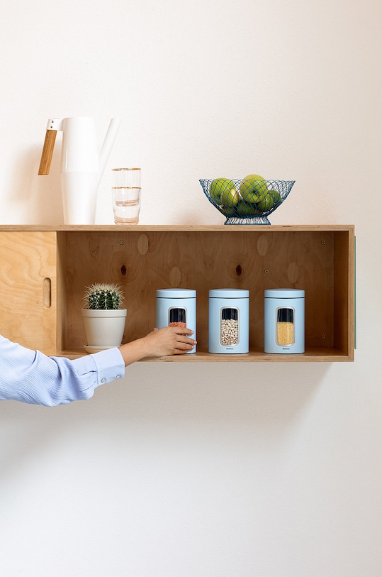 Obývacia izba a spálňa Brabantia Sada úložných krabíc (3-pack) 203343 modrá