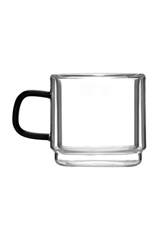 Vialli Design zestaw filiżanek do espresso Carbon 80 ml (2-pack) 8548 multicolor AA00