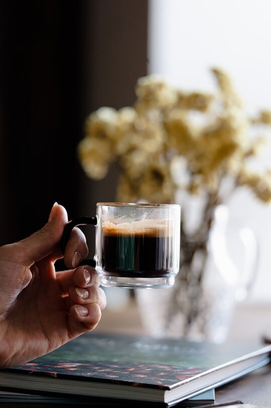 Vialli Design set de cești espresso Carbon 80 ml (2-pack) multicolor 8548