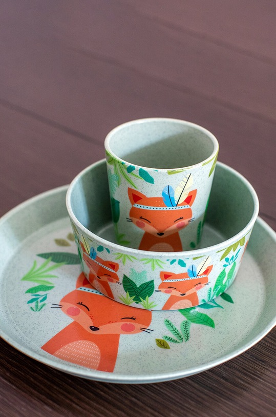 Набір для дитини: тарілка, миска, кружка Koziol 3-pack 2028668