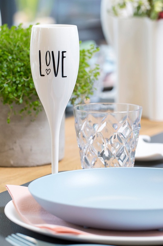 Koziol zestaw kieliszków do szampana Superglas 100ml 6-pack 3780525 biały AA00