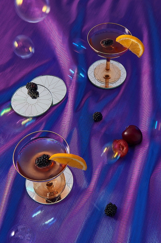 &k amsterdam Комплект чаши за шампанско Coupe Champagne (2 броя) розов 325.01