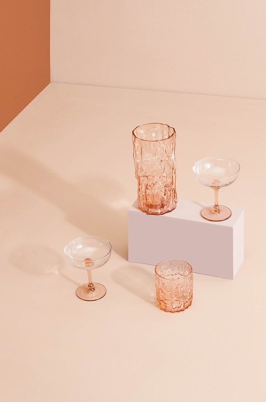 &k amsterdam Набір келихів для шампанського Coupe Champagne (2-pack) 325.01 рожевий