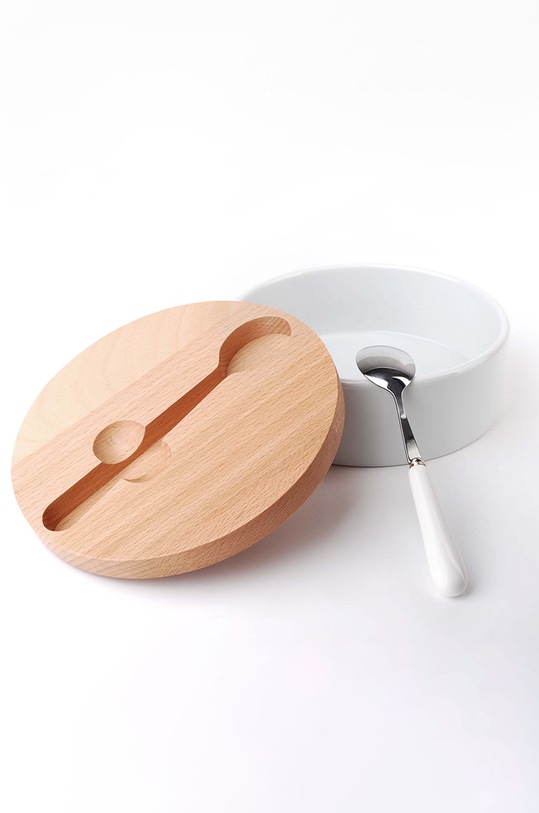 Kuchyň a bar Cookini cukřenka s lžičkou HTNC5790.CX bílá