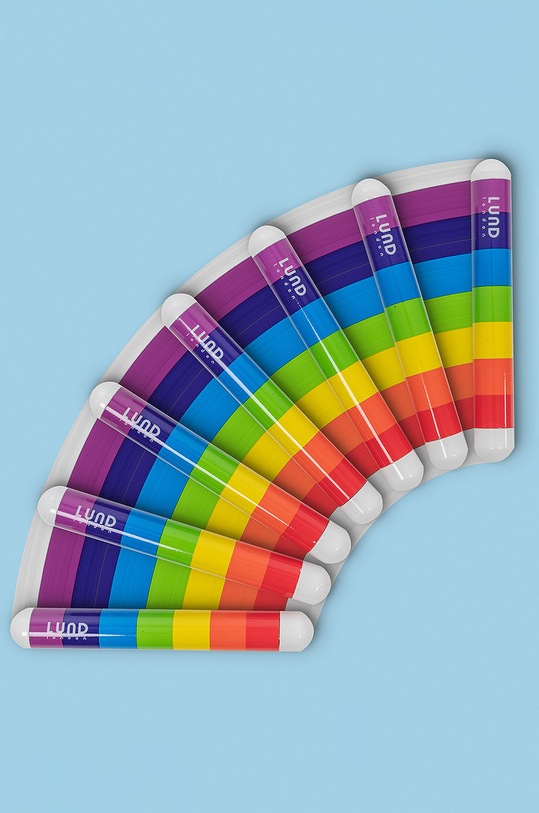 Lund London επαναχρησιμοποιούμενο καλαμάκι Skitte Rainbow 7313