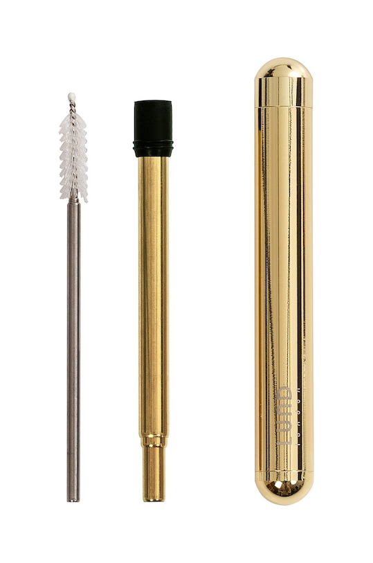 Lund London słomka wielokrotnego użytku Lund Luxe żółty 7310