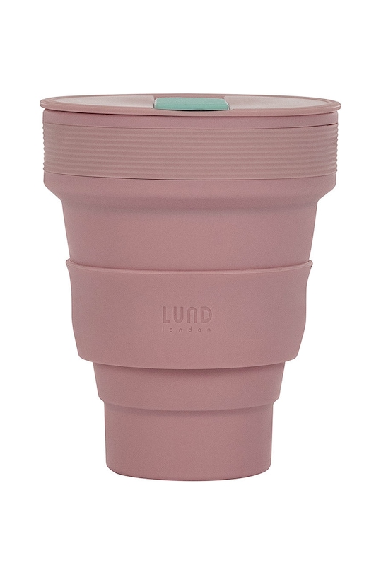 Складной стаканчик Lund London Collapsible Cup розовый 7435
