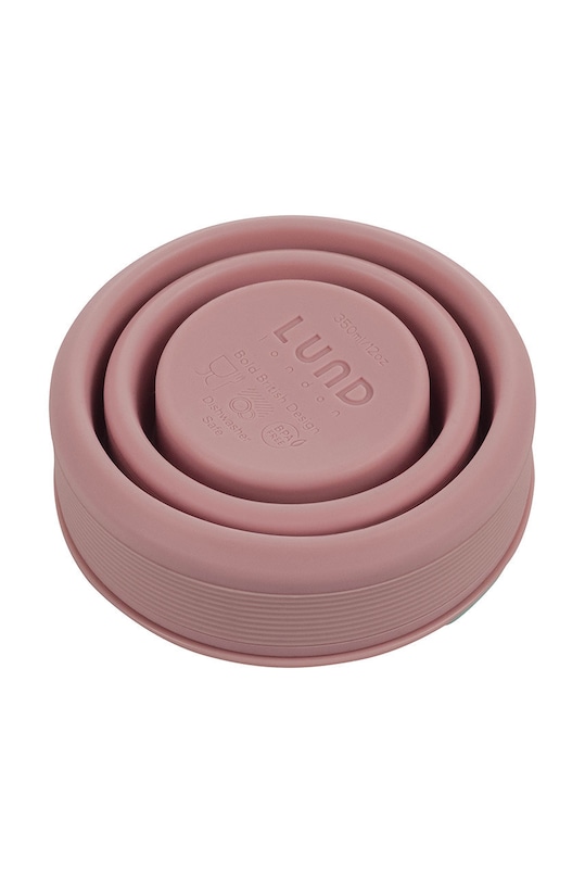 Складной стаканчик Lund London Collapsible Cup розовый 7435