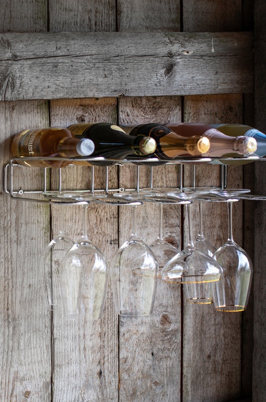 Dorre barek ścienny na butelki i kieliszki Vyna 5.8774 multicolor AA00