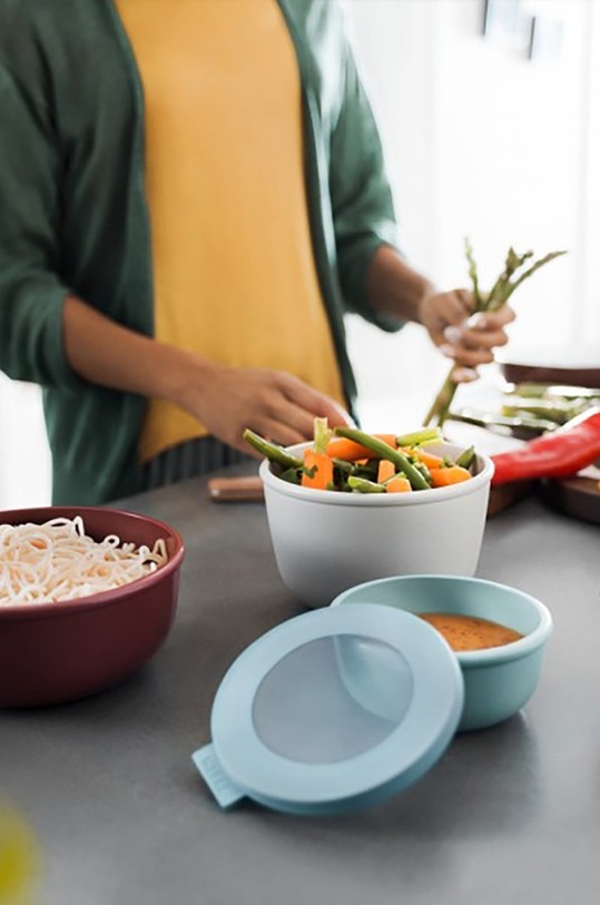 Mepal zestaw misek wielofunkcyjnych Cirqula (3-pack) różowy 106230073700