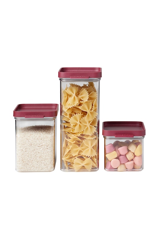 Mepal zestaw pojemników do przechowywania Omnia (3-pack) różowy 106400073700