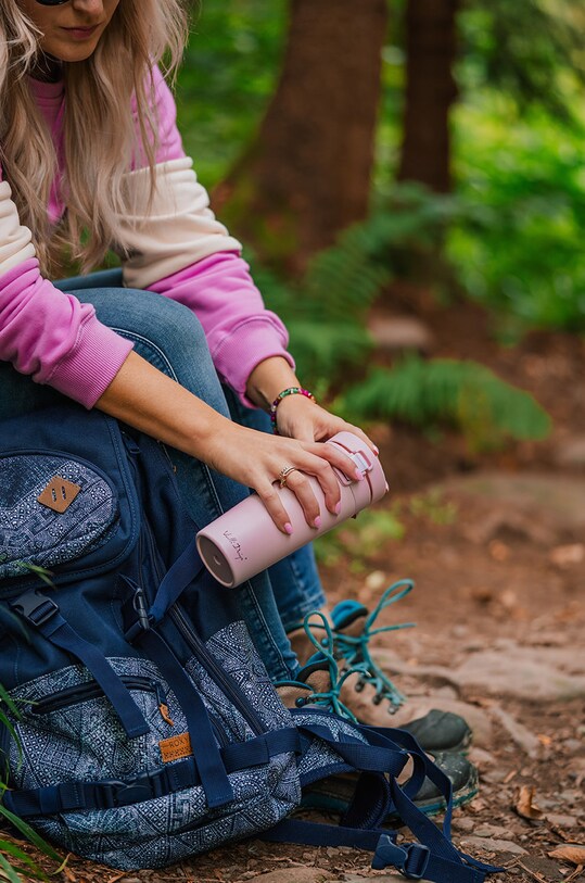 Termohrnek Vialli Design Fuoria 400 ml 7688. růžová