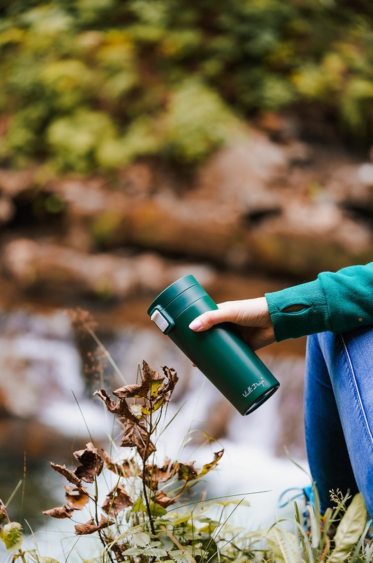 Vialli Design Termo hrnček Fuori 400 ml zelená 7695