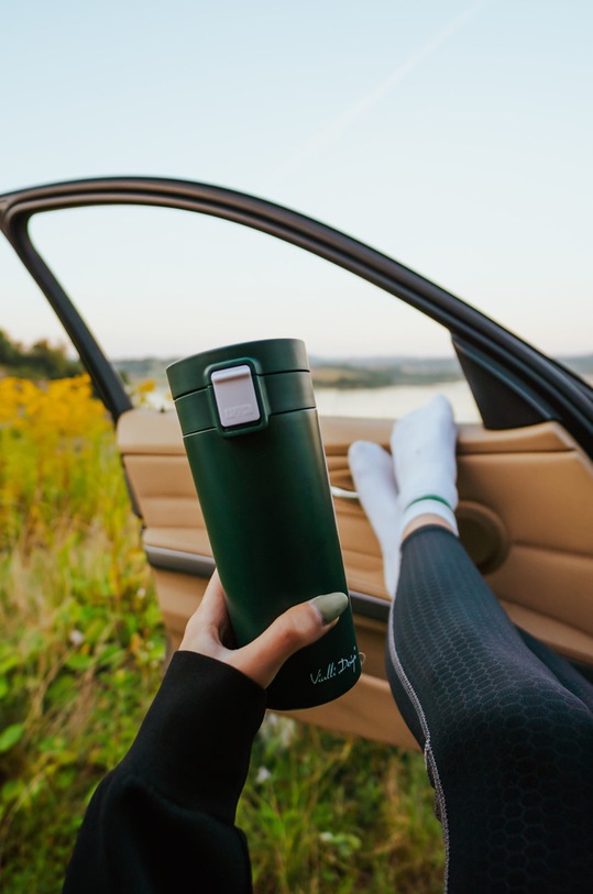 Vialli Design Termo hrnček Fuori 400 ml 7695 zelená