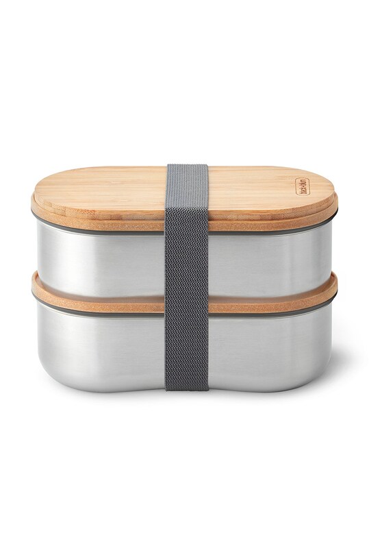 Kuchnia i bar Black and Blum zestaw lunchboxsów z widelcem (2-pack) BAM.BT.L016 szary