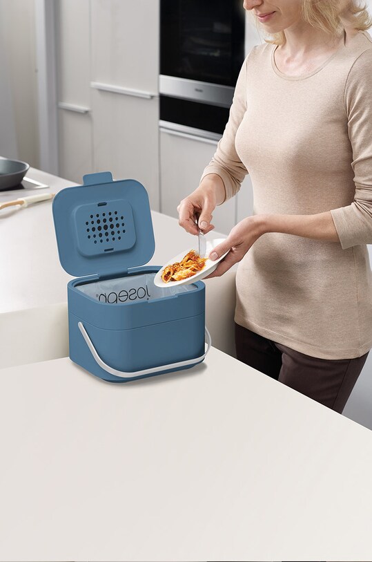 Joseph Joseph composter cu filtru Intelligent Waste albastru 30108