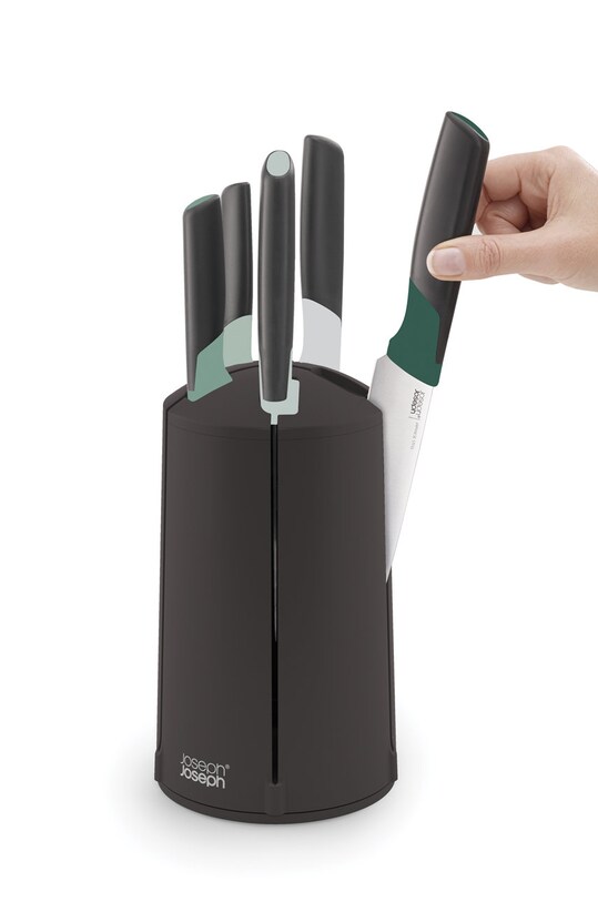 Joseph Joseph set de cuțite cu un organizator Elevate Sage (6-pack) verde 10541.
