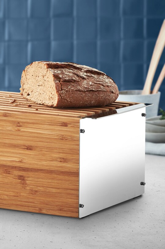 WMF kutija za kruh s daskom za rezanje Gourmet siva 634466040