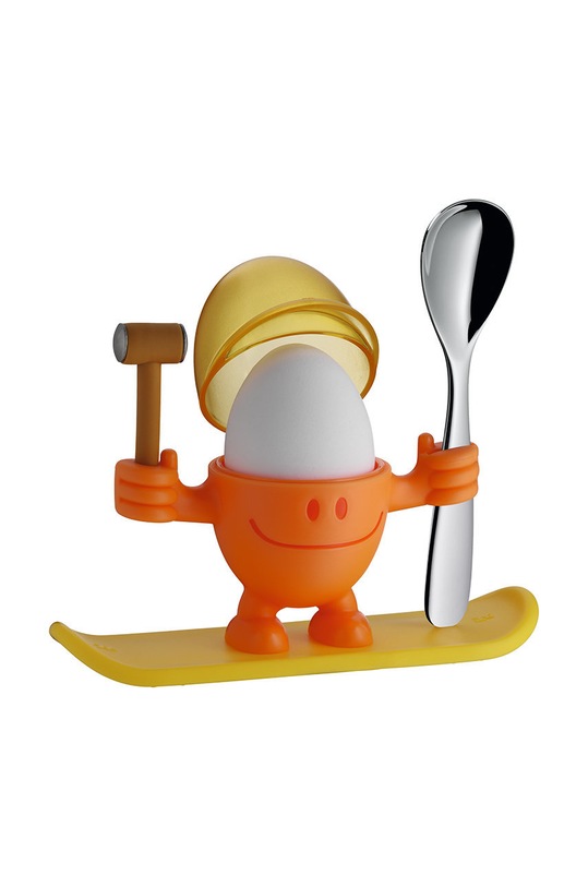 Kuchnia i bar WMF kieliszek na jajko z łyżeczką McEgg 616687450 pomarańczowy