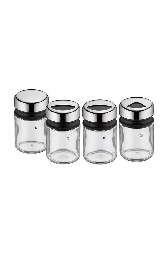 WMF zestaw pojemników do przypraw Depot (4-pack) szary 661586040