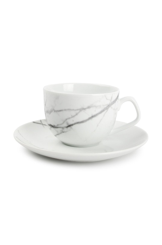 Salt&Pepper zestaw filiżanek ze spodkami Stone 220 ml (4-pack) multicolor 840525